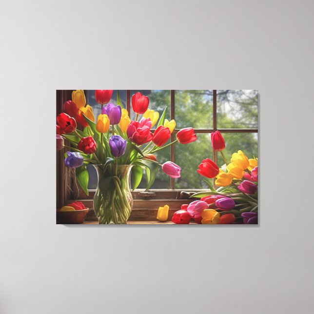 Canvas Print Tulips Leinwanddruck (Vorderseite)