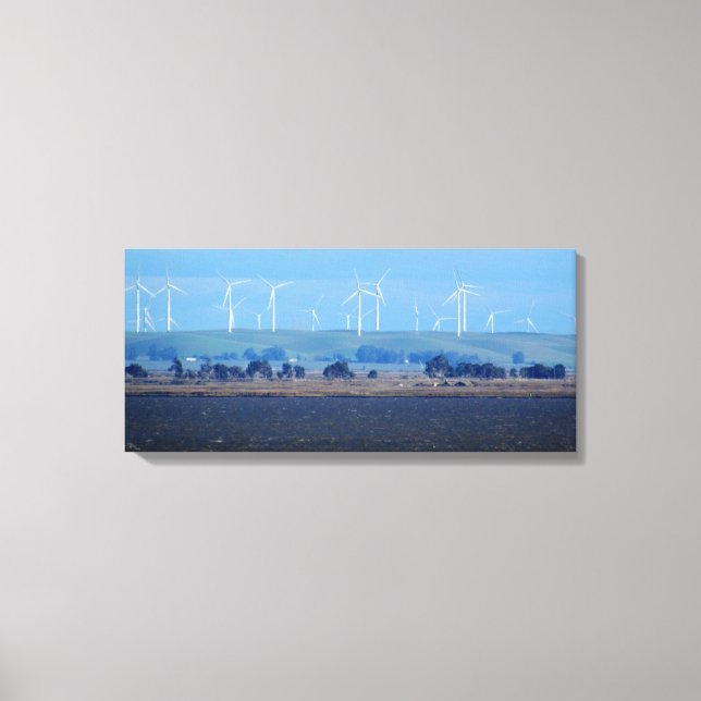Canvas print - Windfarm on Delta Leinwanddruck (Vorderseite)