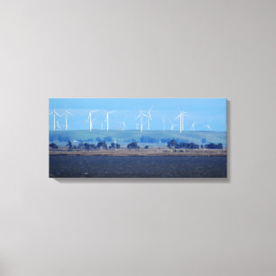 Canvas print - Windfarm on Delta Leinwanddruck