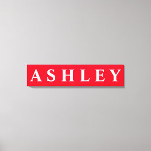 Canvas Print (zuerst/Family/Nachname) Leinwanddruck