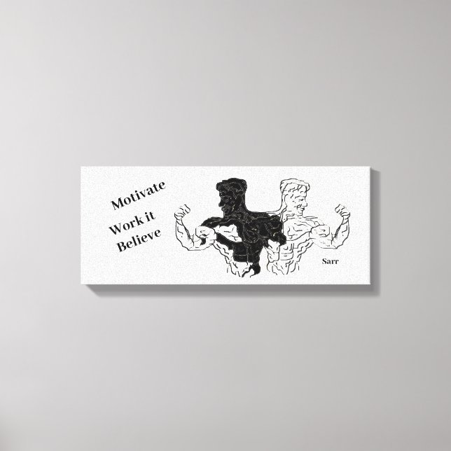 Canvas Prints : Body Builders Leinwanddruck (Vorderseite)
