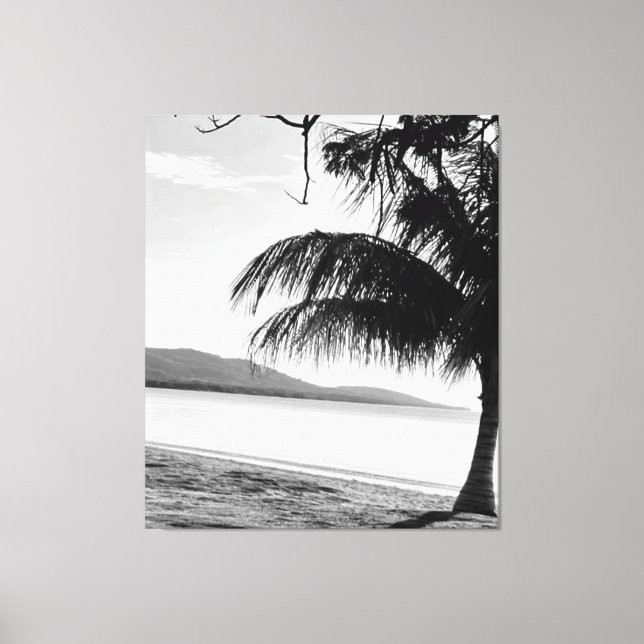 Canvas Tropical Beach Leinwanddruck (Vorderseite)