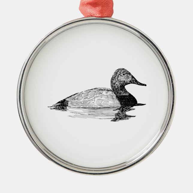 Canvasback Duck Ornament (Vorne)