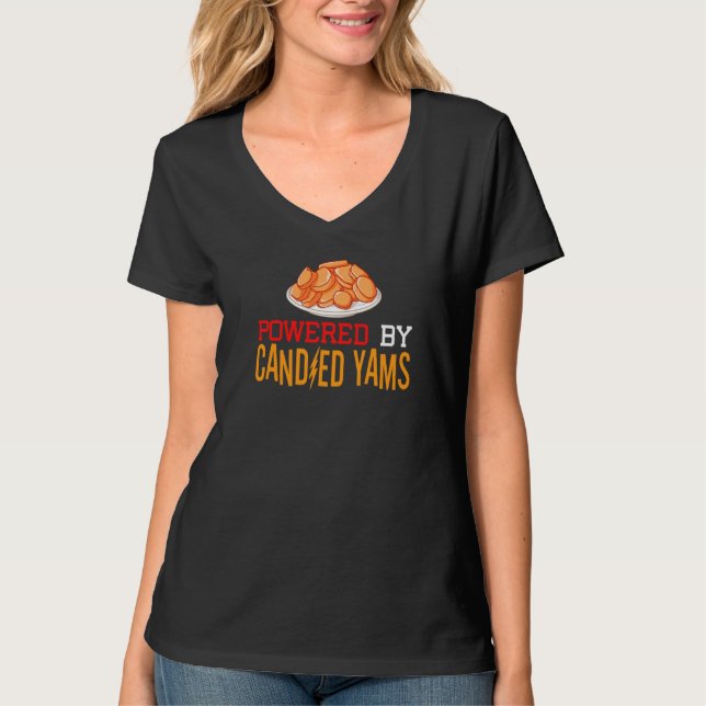 Canyed Yam Sweet Potato Recipe Canned Casserole P T-Shirt (Vorderseite)