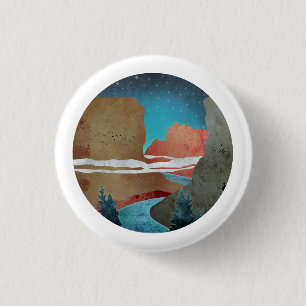 Canyon Birds Button