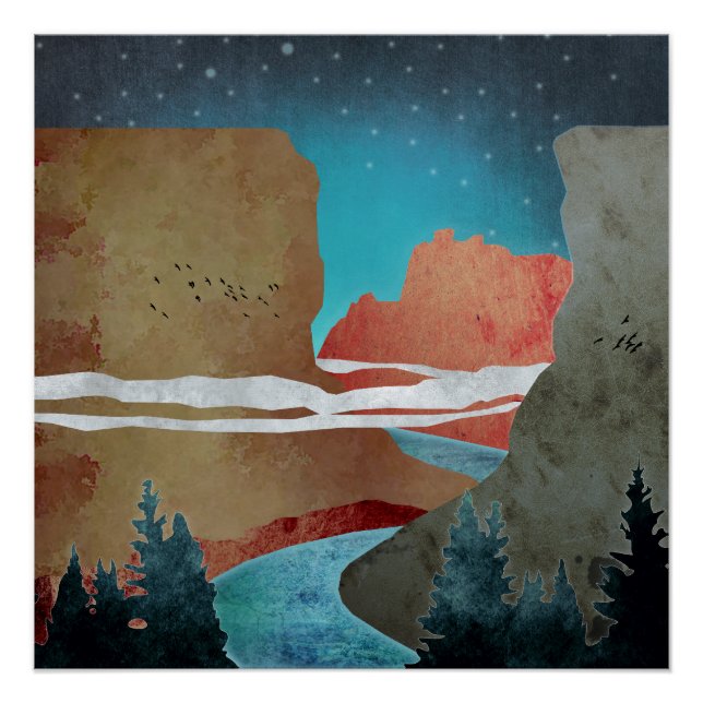 Canyon Birds Poster (Vorderseite)