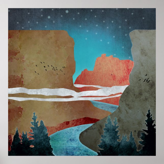 Canyon Birds Poster (Vorne)