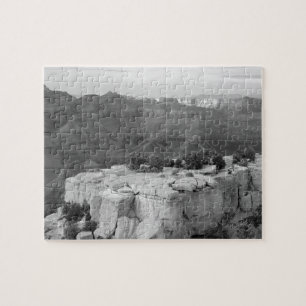 Canyon Black and White Foto Puzzle