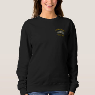 Canyon Carver Vintage Motorcycle Retro Distressed  Sweatshirt