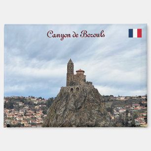 Canyon de Bozouls in Frankreich Magnet