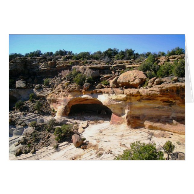 Canyon de Chelly, Aussicht von Yucca Point überbli (Vorderseite (Horizontal))
