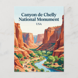 Canyon de Chelly National Monument USA Postkarte