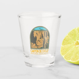 Canyon De Chelly Nationaldenkmal Arizona Vintag Schnapsglas