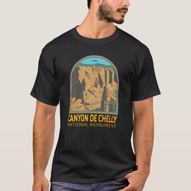 Canyon De Chelly Nationaldenkmal Arizona Vintag T-Shirt (Vorderseite)