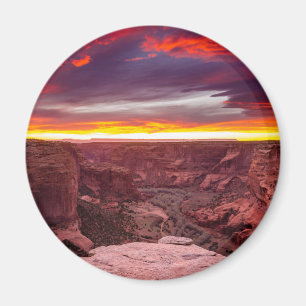 Canyon de Chelly, Sonnenuntergang, Arizona Magnet
