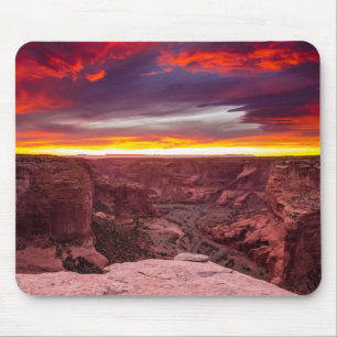 Canyon de Chelly, Sonnenuntergang, Arizona Mousepad