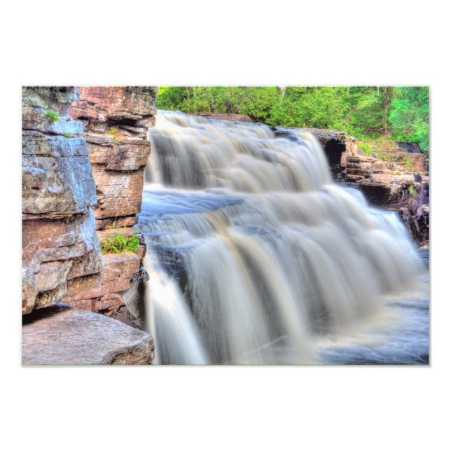 Canyon Falls, Michigan Fotodruck (Vorne)