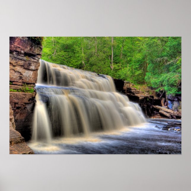 Canyon Falls, Michigan. Poster (Vorne)