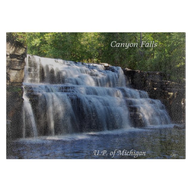 Canyon Falls Schnittbrett Schneidebrett (Vorderseite)