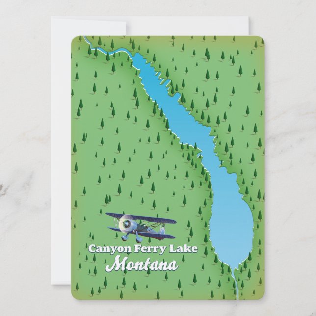 Canyon Ferry Lake Montana Seeblick (Vorderseite)