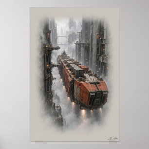 Canyon-Frachter Poster