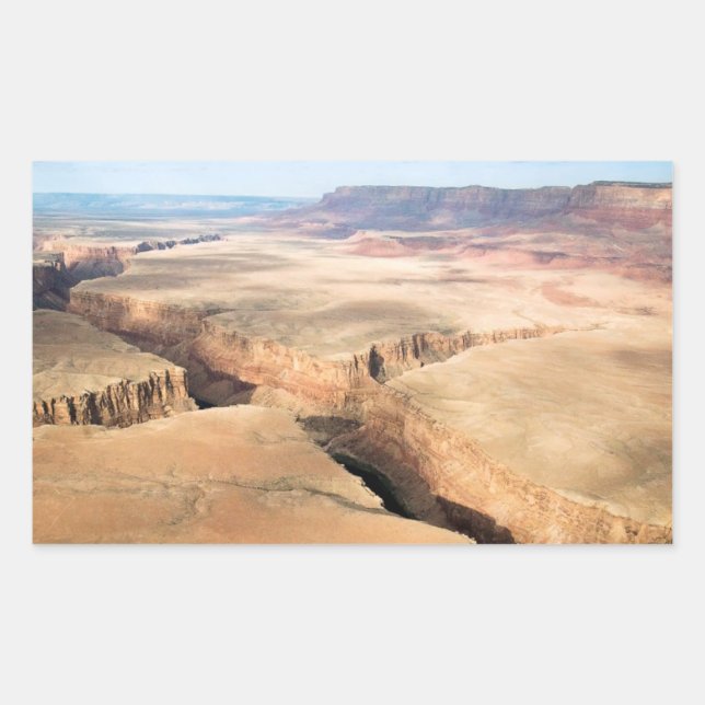 Canyon im Canyon Rechteckiger Aufkleber (Vorderseite)
