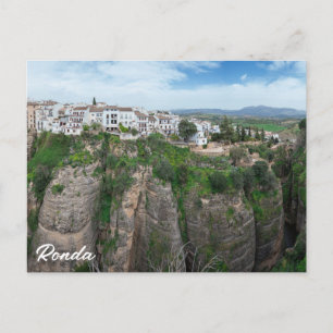Canyon in Ronda Andalusien, Spanien Postkarte