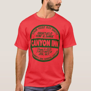 Canyon Inn San Gabriel Retro Defunktional Motel Ca T-Shirt