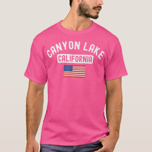 Canyon Lake California Flag Vintag Cali Bear T-Shirt