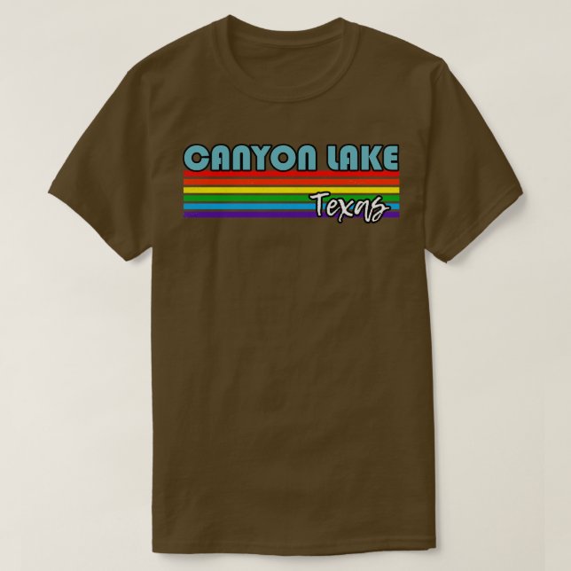 Canyon Lake Texas Pride Canyon Lake LGBT Geschenk  T-Shirt (Design vorne)