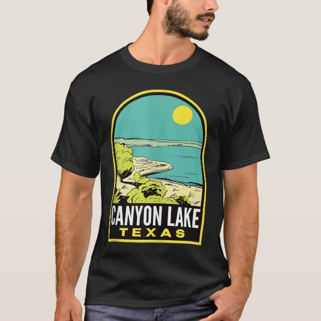 Canyon Lake Texas Vintage Travel Tank Top (Vorderseite)