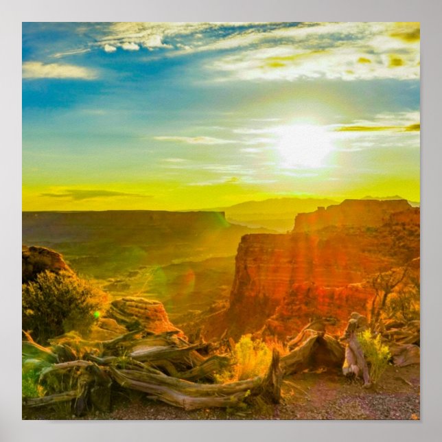 Canyon lands National Park Moab Utah Poster (Vorne)