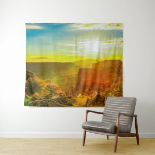 Canyon lands National Park Moab Utah Wandteppich