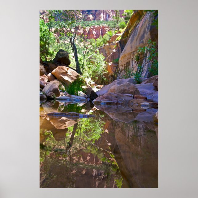 Canyon Mirror Poster (Vorne)