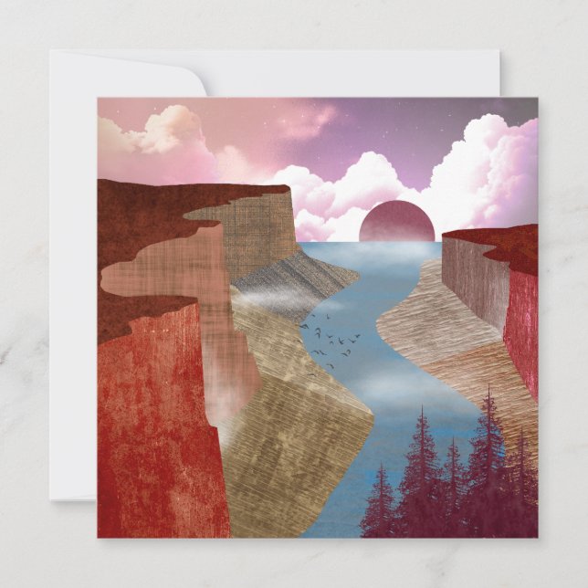 Canyon Ocean Landscape (Vorderseite)