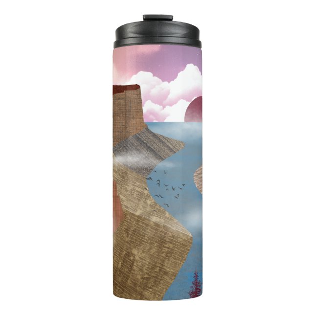 Canyon Ocean Landscape Thermosbecher (Vorderseite)