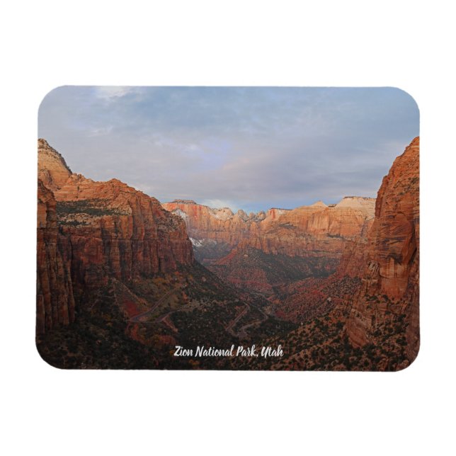 Canyon Overview Zion National Park, Utah Magnet (Horizontal)