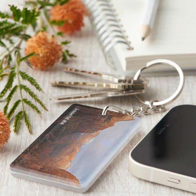 Canyon Overview Zion National Park, Utah Schlüsselanhänger (Vorderseite rechts)