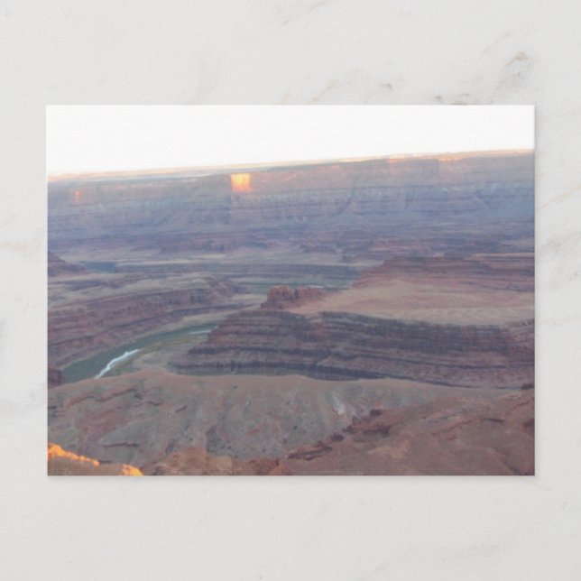 Canyon Postkarte (Vorderseite)