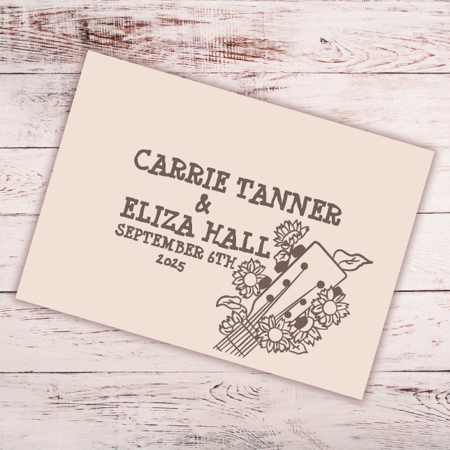 Canyon Rock Boho Wedding 1970 Gästebuch (Von Creator hochgeladen)