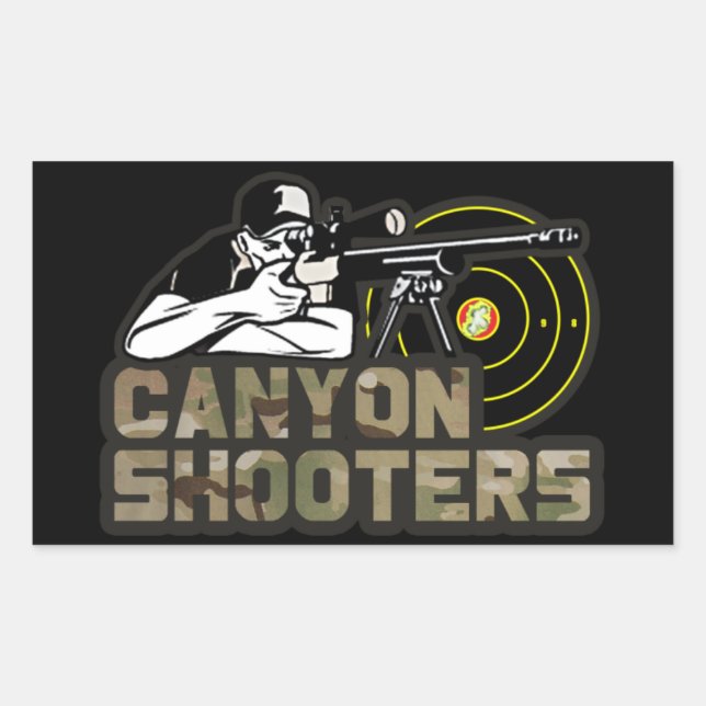 Canyon Shooters Sticker (Vorderseite)