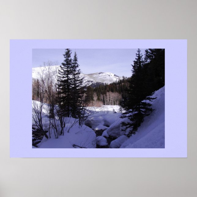 Canyon Snow Poster (Vorne)