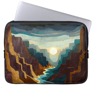 Canyon Sunset Landschaft Laptopschutzhülle