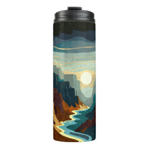 Canyon Sunset Landschaft Thermosbecher