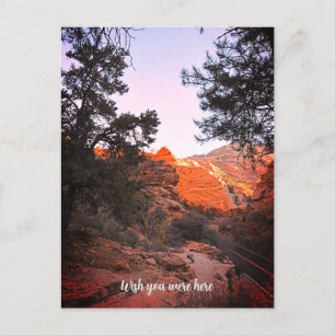 Canyon Trail Zion Nationalpark, Utah Wish Postkarte