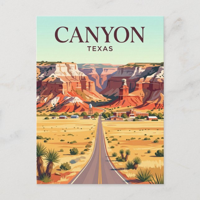Canyon USA Postkarte (Vorderseite)