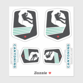 Canyoning Association Sticker Set