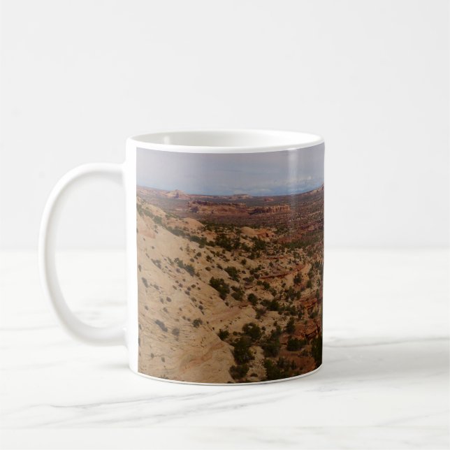 Canyonlands Aussicht vom Neck Springs Trail Kaffeetasse (Links)