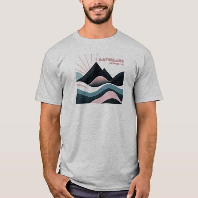 Canyonlands National Park Colored Hills T-Shirt (Vorderseite)