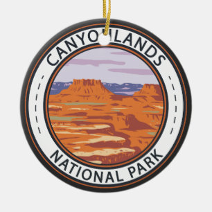 Canyonlands National Park Island Im Sky Abzeichen Keramik Ornament